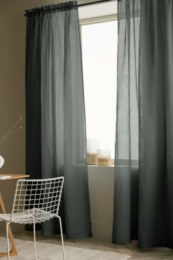 Ellos Home Gardin med løpegang Lara 2-pk