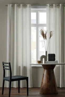 &Home 2-pk gardinlengder med maljer, i halvpanama